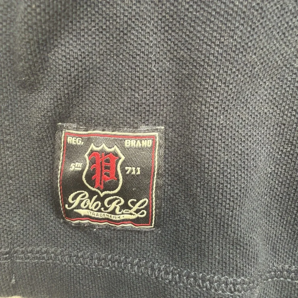 Polo Ralph Lauren Polo Shirt USA 1967‎ Graphic Black Preppy Mens LT Americana